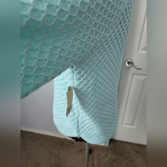 St John's Bay Mint green Sweater Size PS - Picture 5 of 14